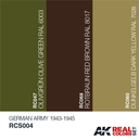 Ak : German Army - 1943-1945 │ Real Colors Paint Set