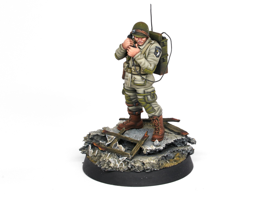 Ak : Set de couleurs Wargame Starter Set - US Airborne Division * D-Day (14pcs) │ 3rd Generation Acrylics - Fortunate Sons