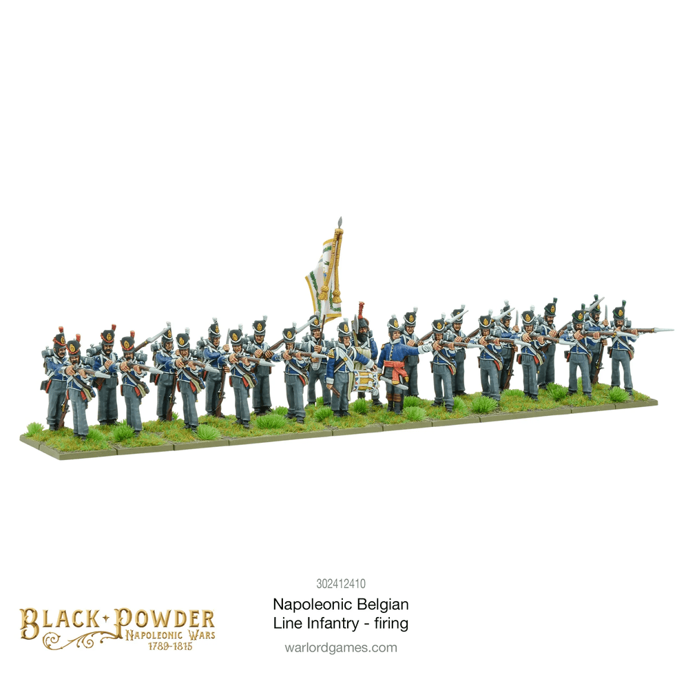 Black Powder : Belgian Line Infantry Firing