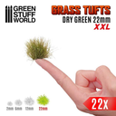 Green Stuff : Grass Tufts XXL 22mm - Dry Green (22pcs)