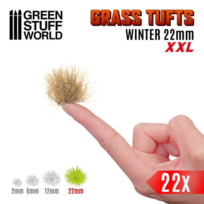 Green Stuff : Grass Tufts XXL 22mm - Winter (22pcs)