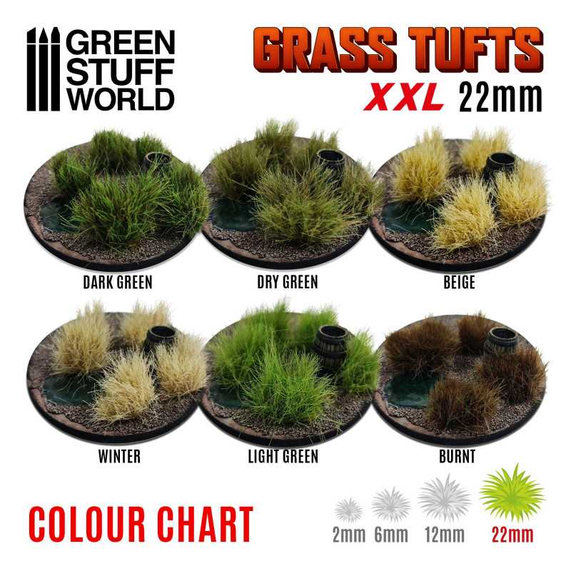 Green Stuff : Grass Tufts XXL 22mm - Winter (22pcs)