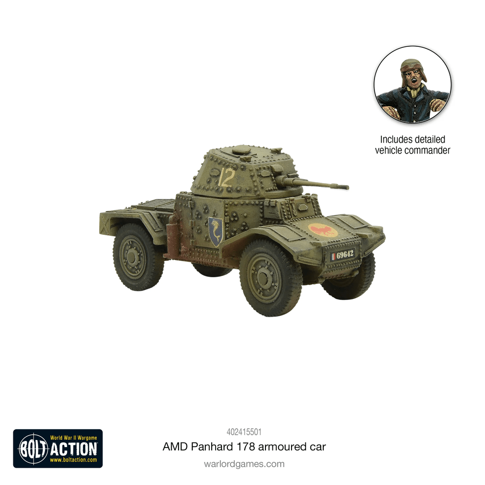 Bolt Action : AMD Panhard 178 Armoured Car │ Early - Mid