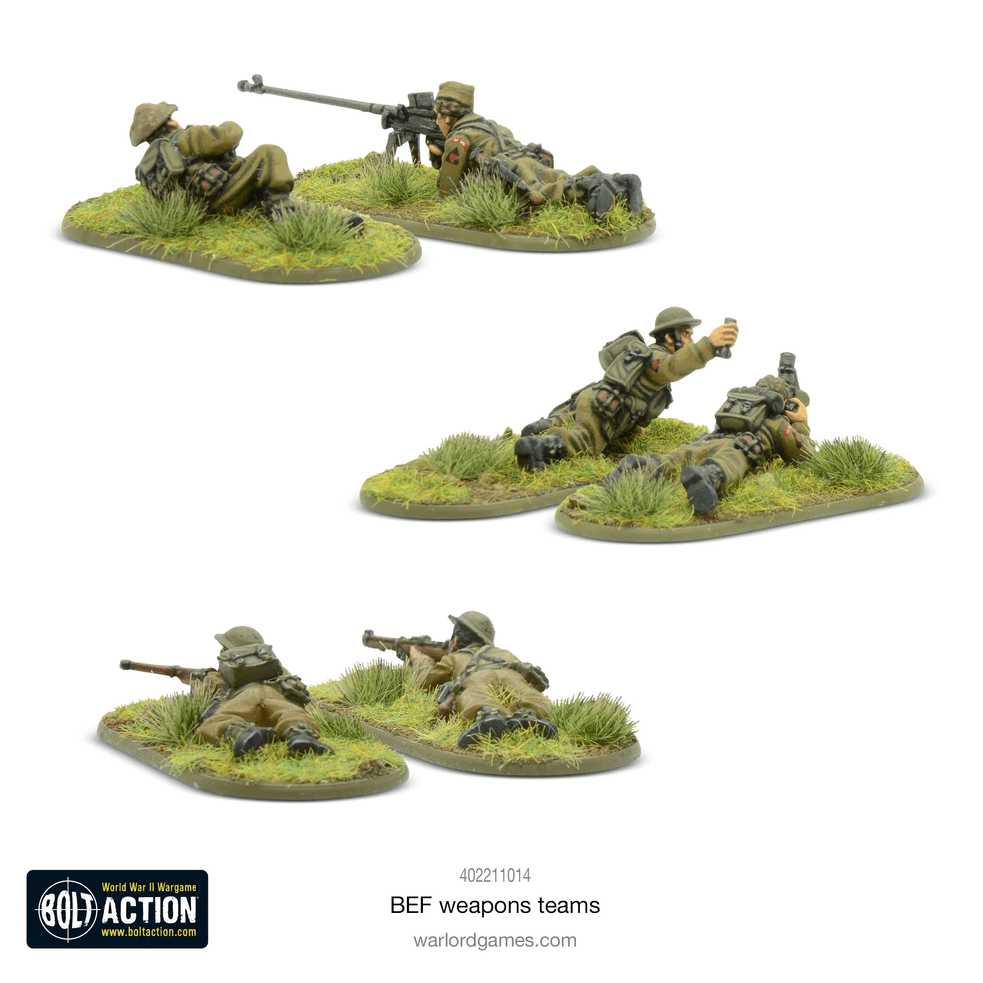 Bolt Action : BEF Weapons Teams │ Early