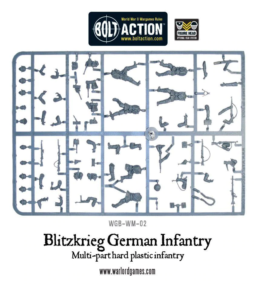 Bolt Action : Blitzkrieg German Infantry │ Early - Mid