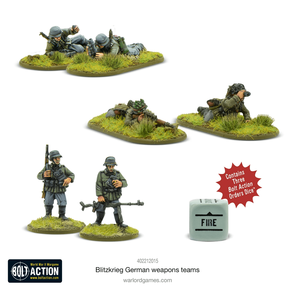 Bolt Action : Blitzkrieg German Weapons Teams │ Early