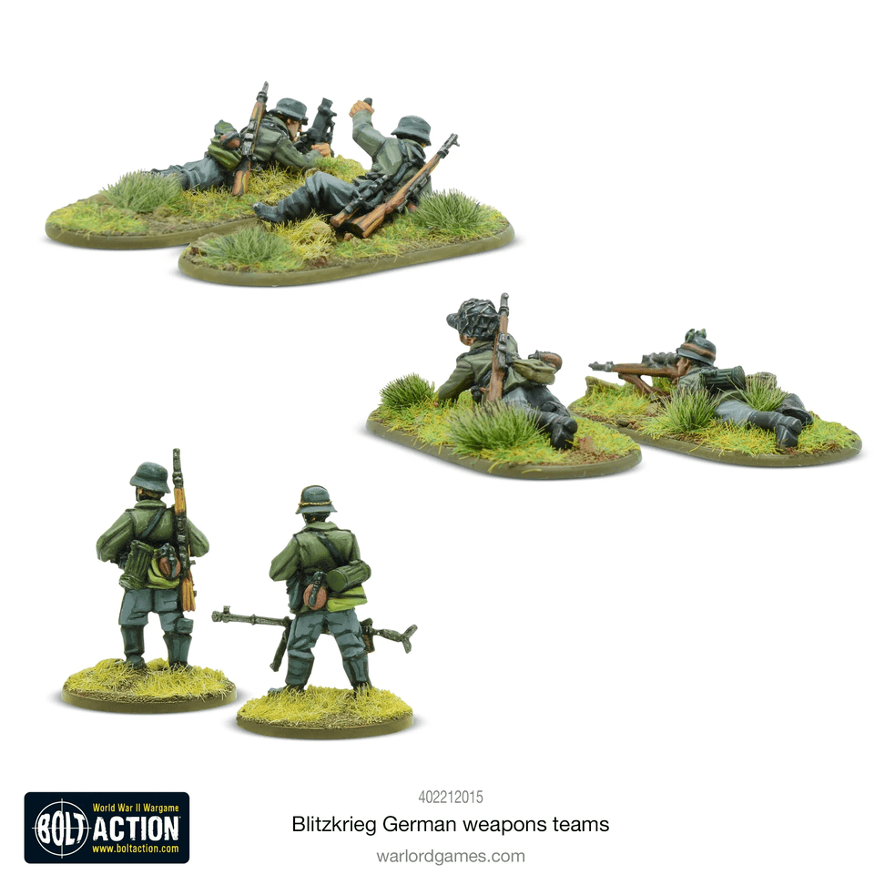 Bolt Action : Blitzkrieg German Weapons Teams │ Early