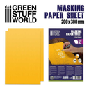 Green Stuff : Masking Paper Sheet 200x300mm (2pcs)