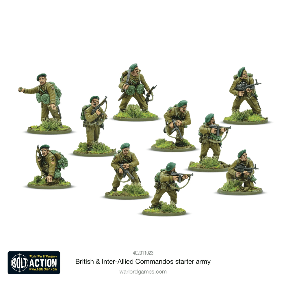 Bolt Action : British & Inter-Allied Commandos Starter Army │ Late