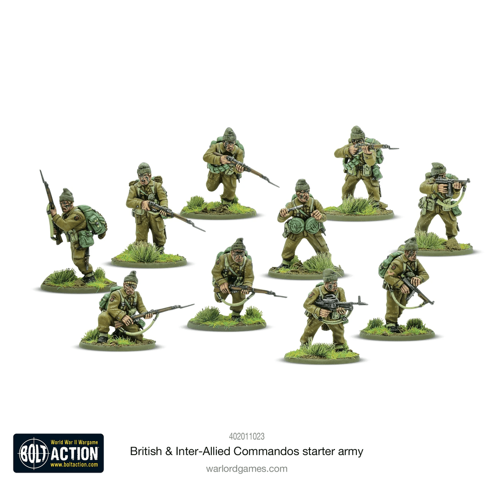 Bolt Action : British & Inter-Allied Commandos Starter Army │ Late