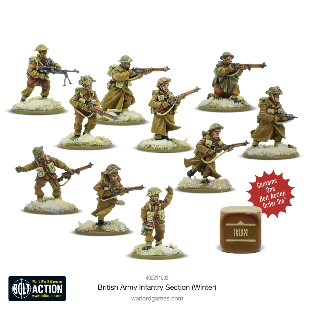 Bolt Action : British Infantry Section (winter) │ Late