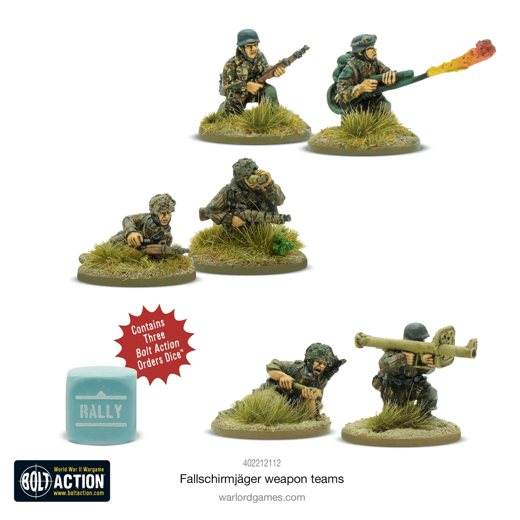 Bolt Action : Fallschirmjager Weapons Team │ Mid - Late