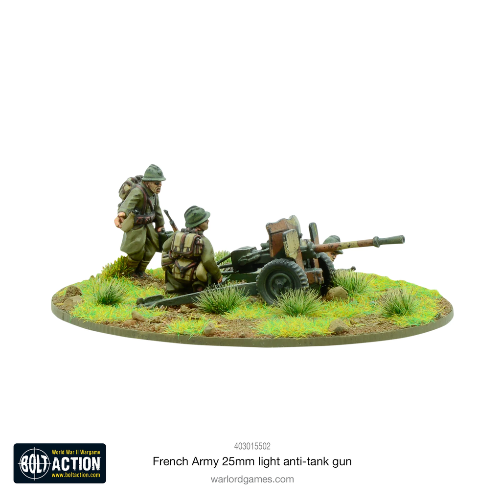 Bolt Action : French Army 25mm Light Anti-Tank Gun