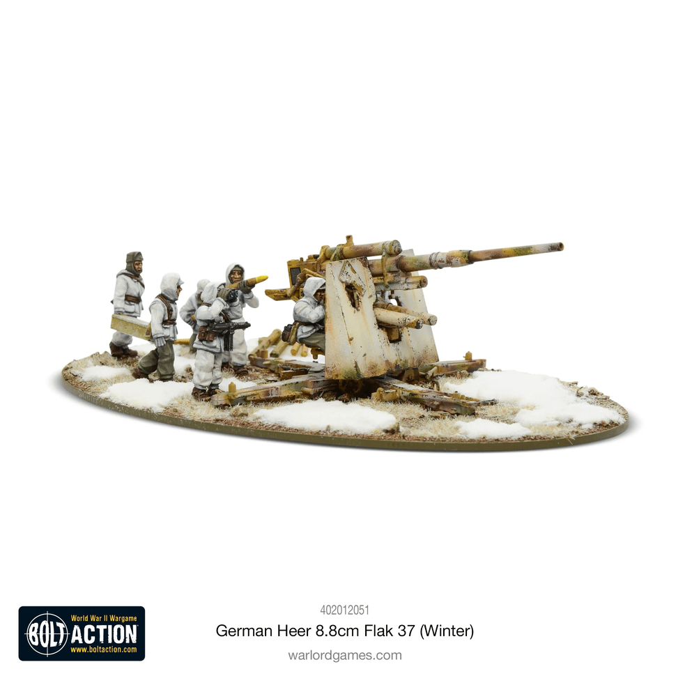 Bolt Action : German Heer 8.8cm FLAK 37 (Winter)