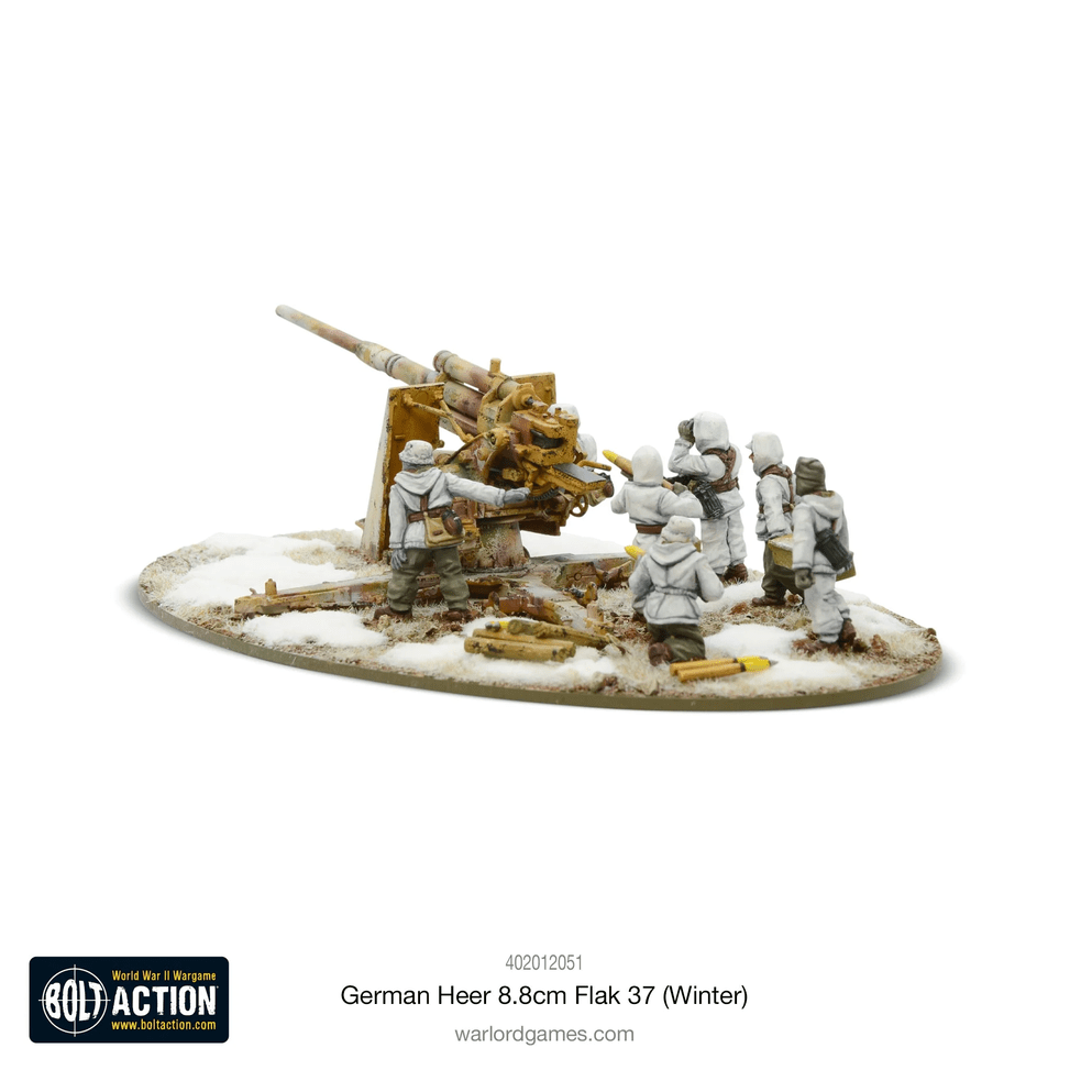 Bolt Action : German Heer 8.8cm FLAK 37 (Winter)