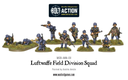 Bolt Action : Luftwaffe Field Division Squad │ Mid - Late │ Ce pack Luftwaffe Field Division Squad vous permet d'ajouter une escouade de 10 figurines métal à vos forces Allemandes