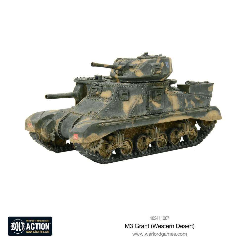 Bolt Action : M3 Grant Medium Tank │ Early - Mid - Late