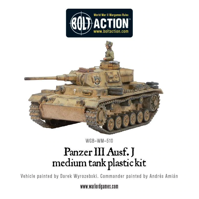 Bolt Action : Panzer III │ Early - Mid