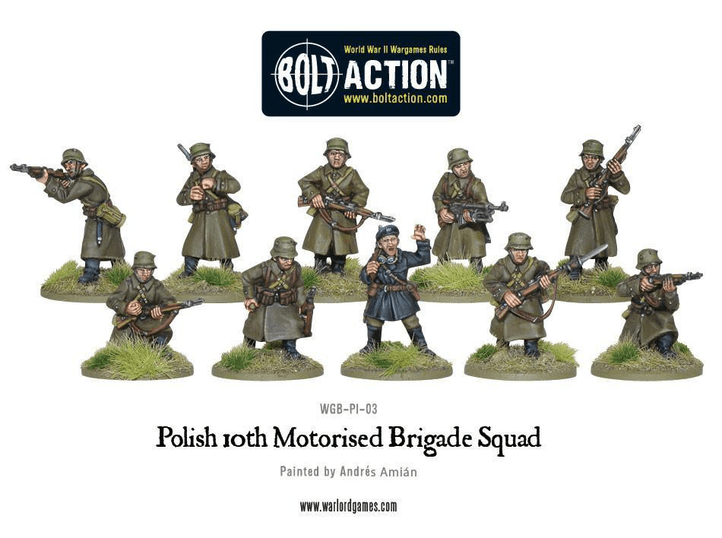 Bolt Action : Polish 10th Motorised Brigade Squad │ Early