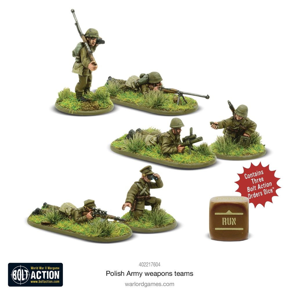 Bolt Action : Polish Army Weapons Teams │ Early