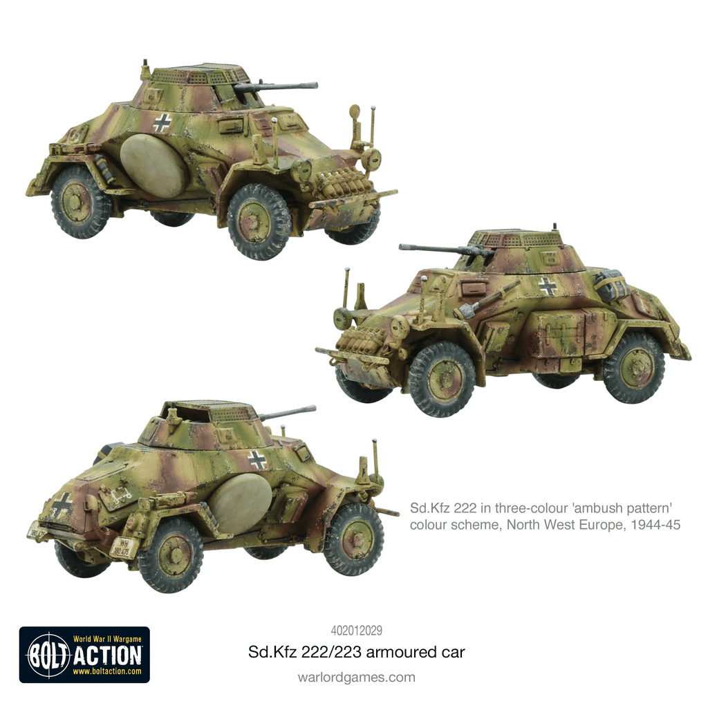 Bolt Action : Sd.Kfz. 222/223 │ Mid - Late