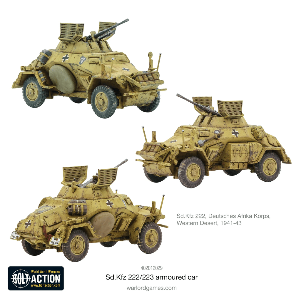 Bolt Action : Sd.Kfz. 222/223 │ Mid - Late