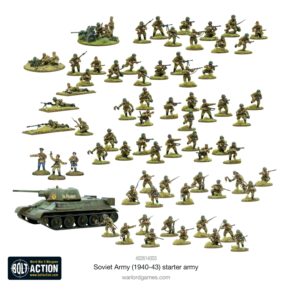 Bolt Action : Soviet Army (1940-43) Starter Army │ Early - Mid