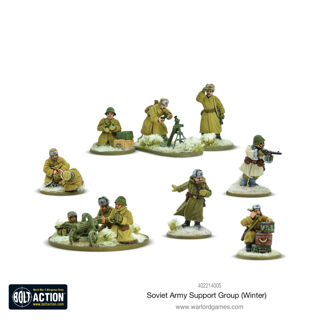 Bolt Action : Soviet Army Support Group (Winter) │ Mid - Late