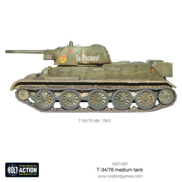 Bolt Action : T-34/76 Medium Tank │ Early - Mid - Late 