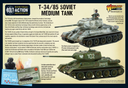 Bolt Action : T-34/85 Medium Tank │Mid-Late