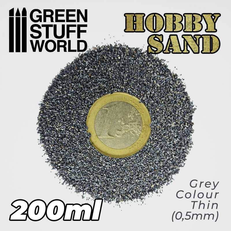 Green Stuff : Sable fin à Modeler - GRIS FONCÉ (200ml)