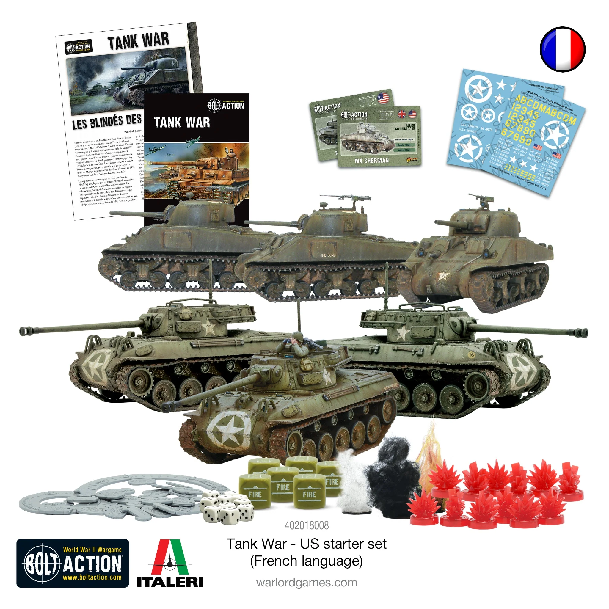 Bolt Action : Tank War - US Starter Set [FR]