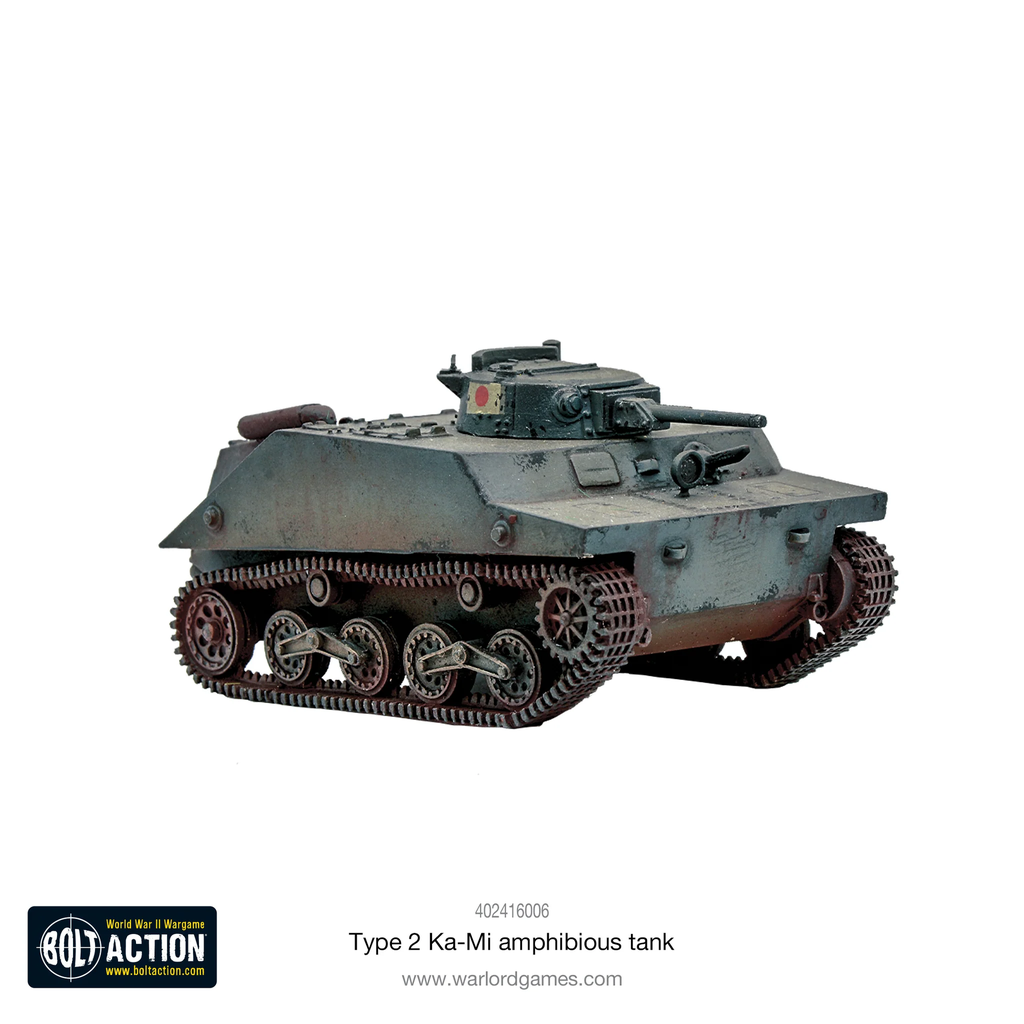 Bolt Action : Type 2 KA-MI Amphibious Tank │ Mid - Late