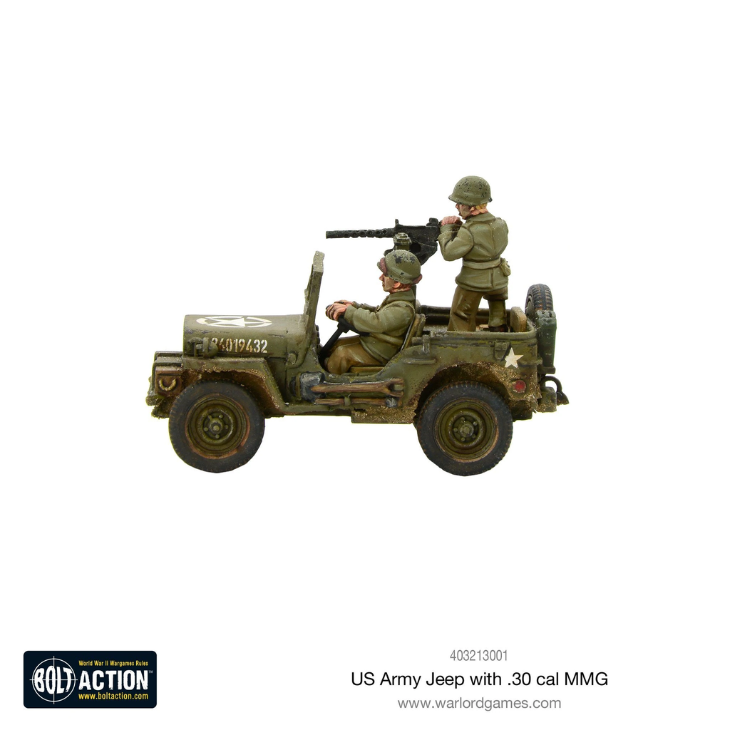 Bolt Action : U.S. Army Jeep With 30 Cal MMG