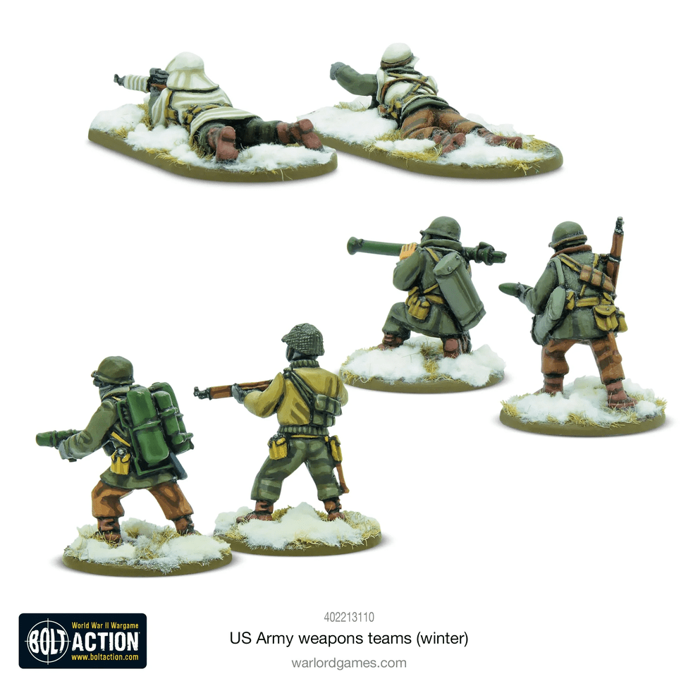 Bolt Action : US Army Weapons Teams (Winter) │ Mid - Late