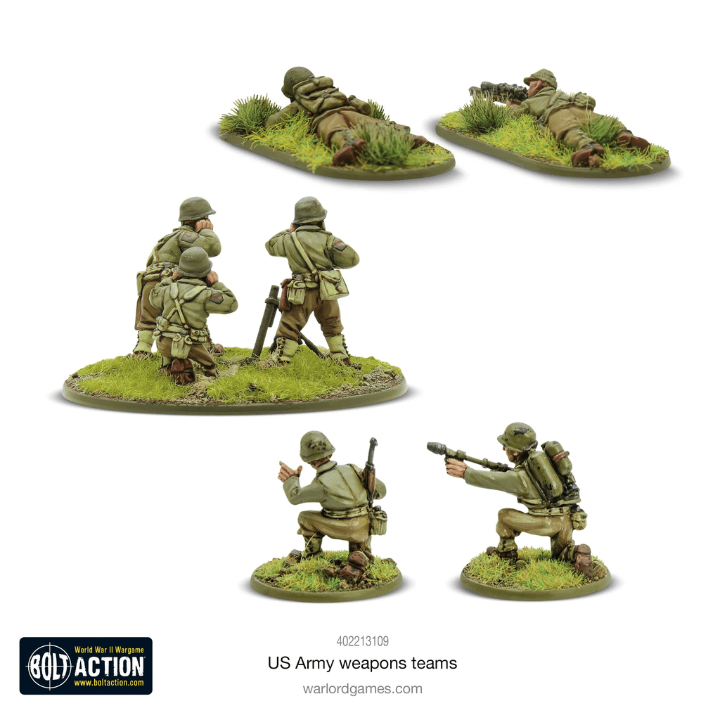 Bolt Action : US Army Weapons Teams │ Mid - Late