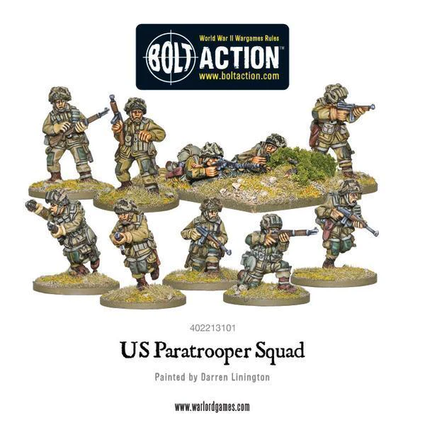 Bolt Action : US Paratrooper Squad │ Mid - Late