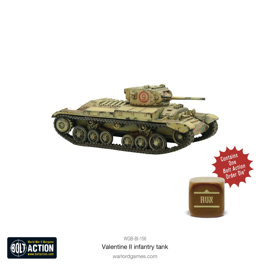 Bolt Action : Valentine II Infantry Tank │ Early - Mid - Late