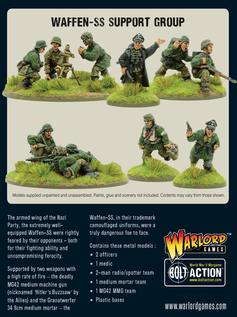 Bolt Action : Waffen-SS Support Group │ Mid - Late