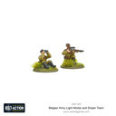 Boltaction : Belgian Army Light Mortar + Sniper Teams