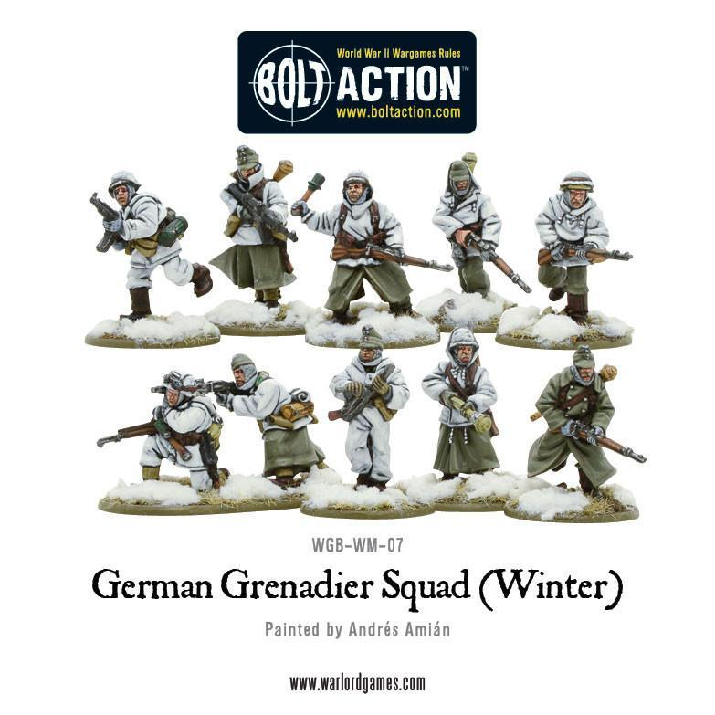 Boltaction : German Grenardier Squad (Winter) │ Mid - Late