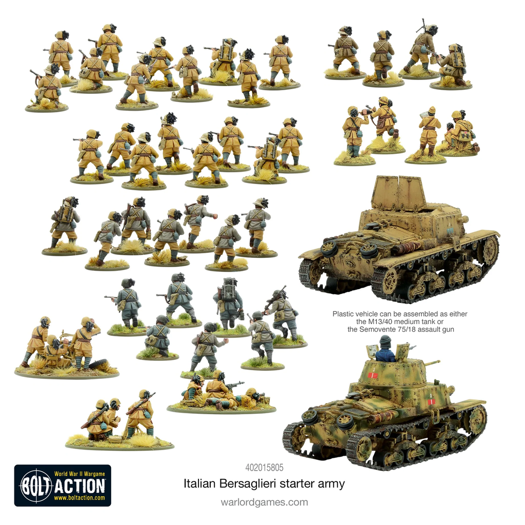 Boltaction : Italian Bersaglieri Starter Army