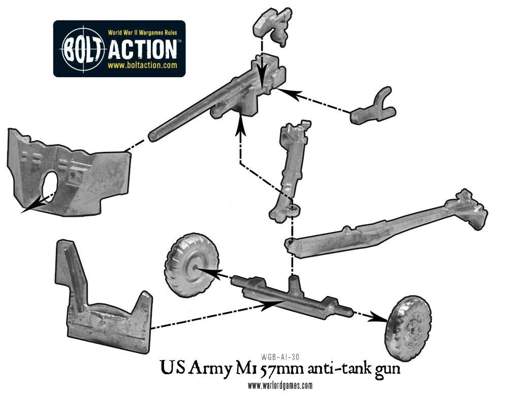 Boltaction : US Army 57mm ATG