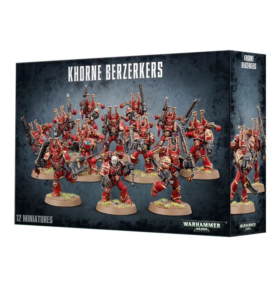 Chaos Space Marines : Khorne Berzerkers