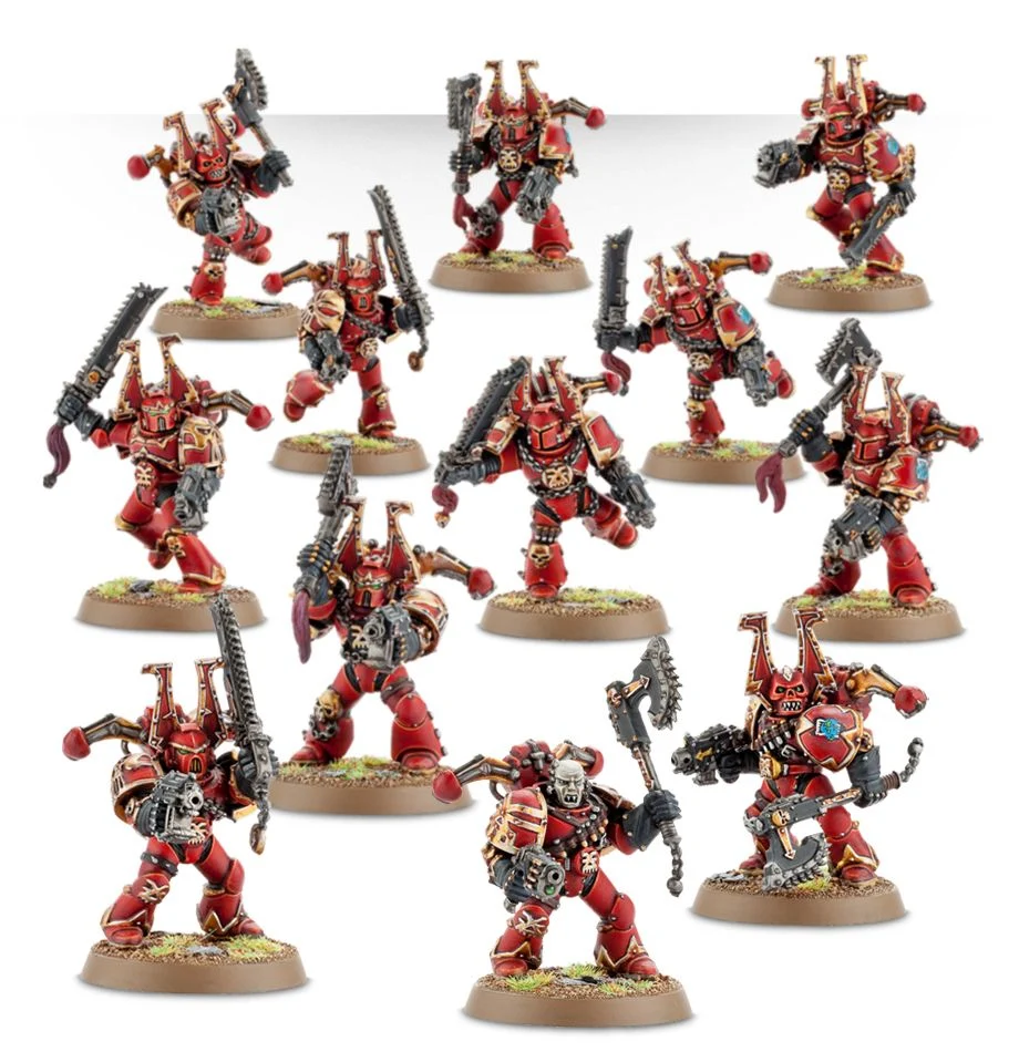 Chaos Space Marines : Khorne Berzerkers