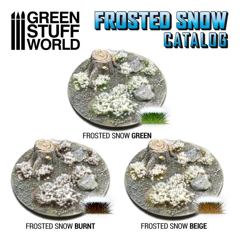 Green Stuff : Frosted Snow 6mm - Burnt (75pcs)