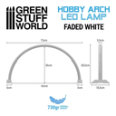 Green Stuff : Lampe LED Arche │ Faded White