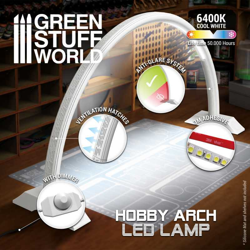 Green Stuff : Lampe LED Arche │ Faded White