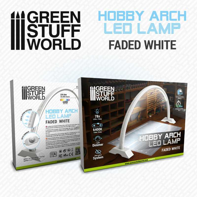 Green Stuff : Lampe LED Arche │ Faded White