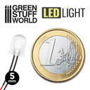 Green Stuff : Leds 5mm - Blanc Chaud (10pcs)